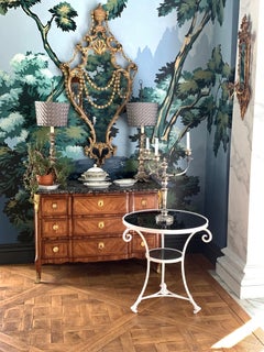 A Gilt Wall Mirror Chippendale Style