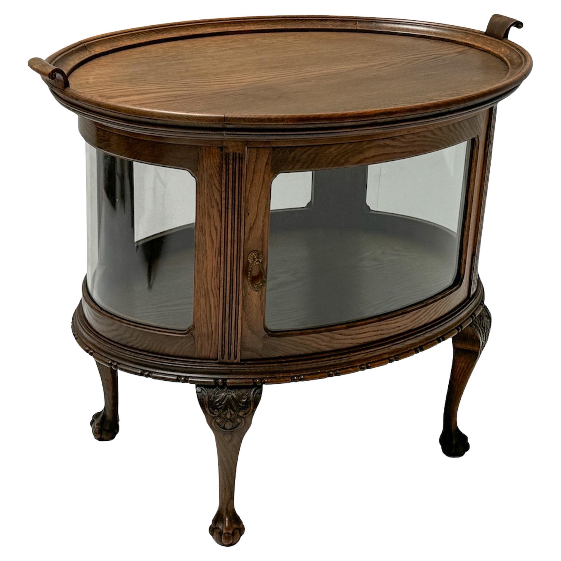 Armoire à thé Chippendale, années 1920