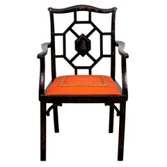 Chippendale Open Armchair