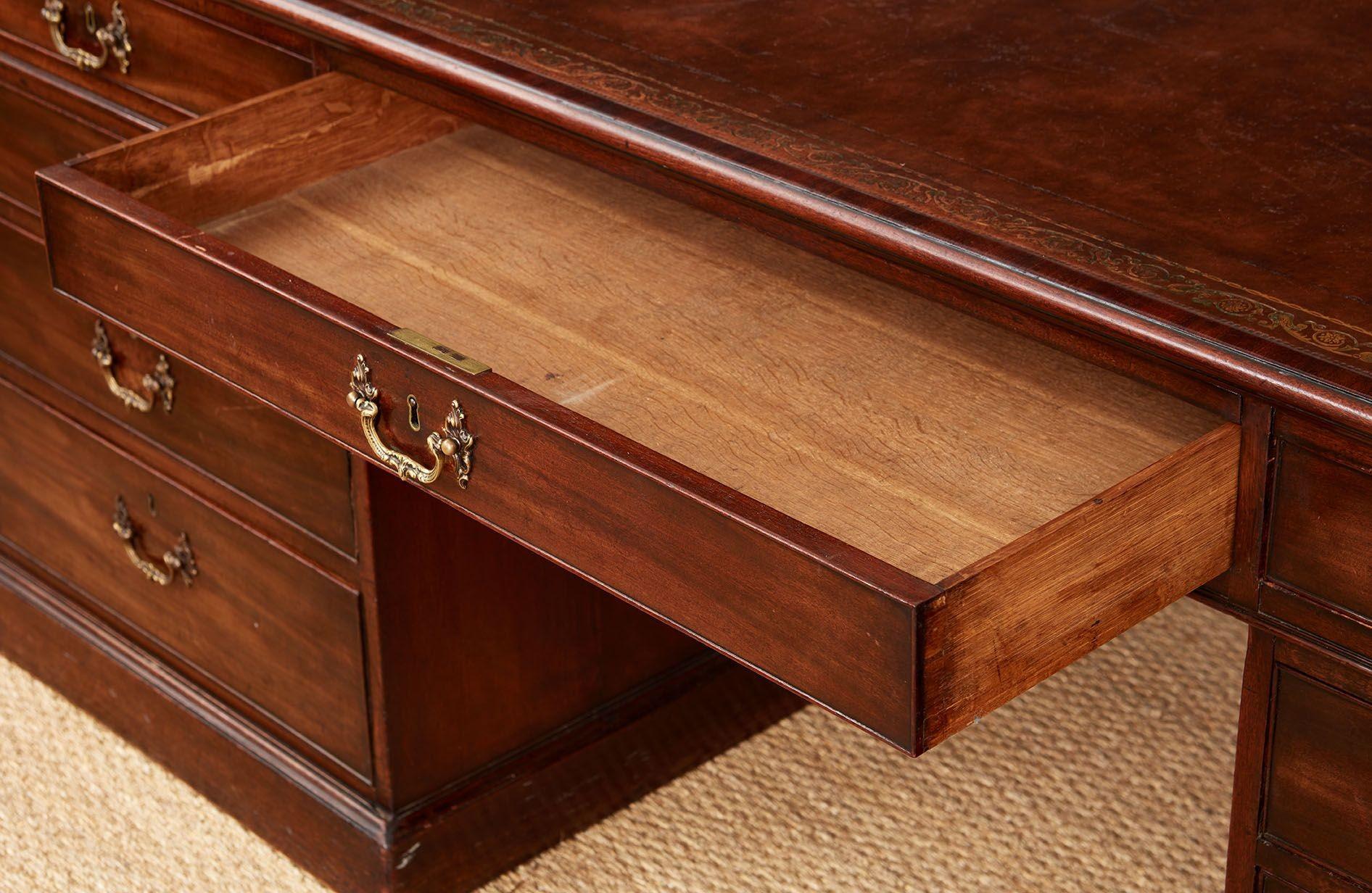 Chippendale Partners' Desk For Sale 5