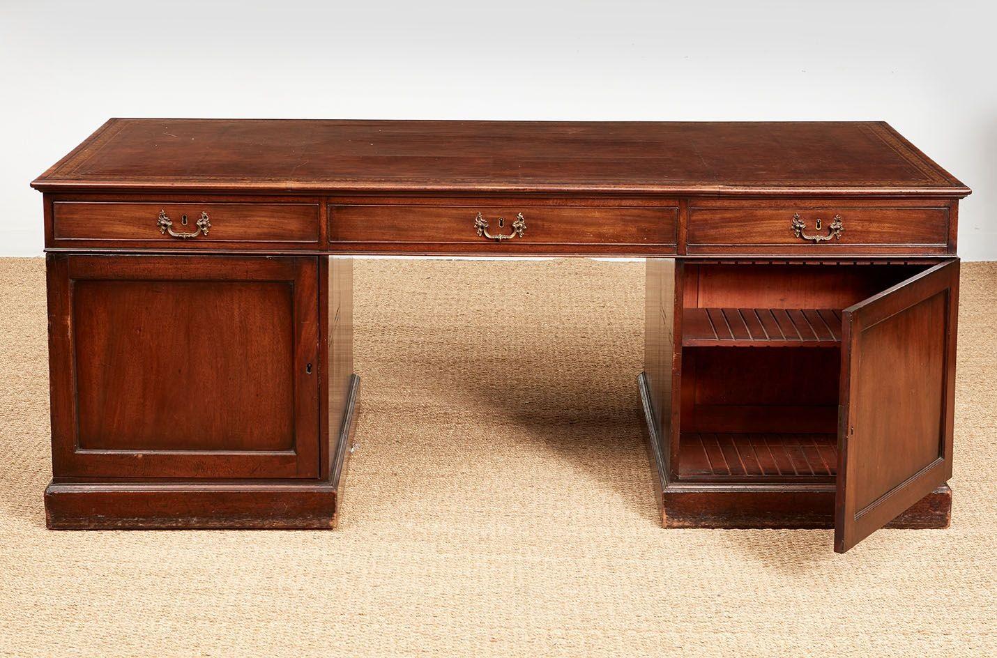Chippendale Partners' Desk For Sale 2