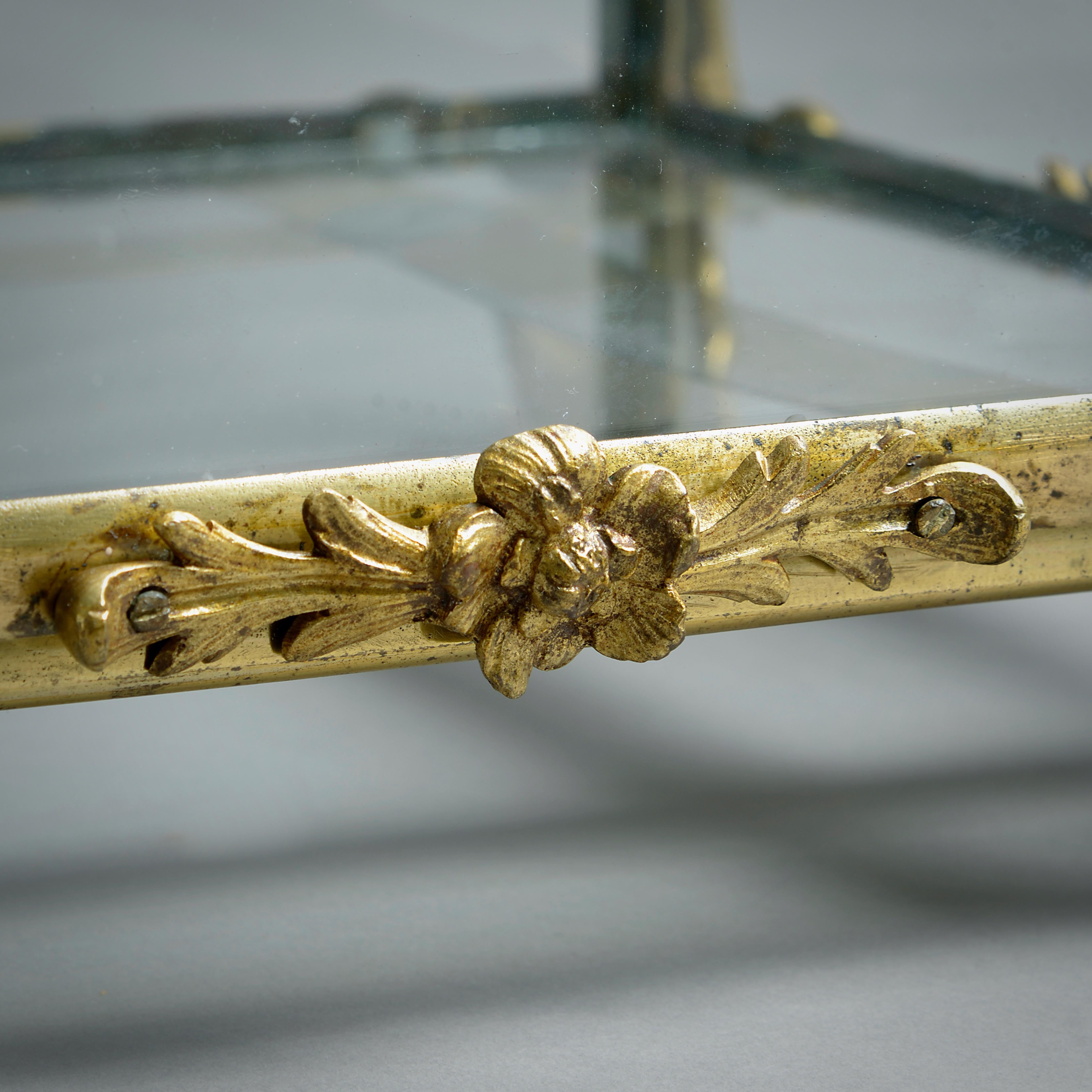 Chippendale Period Lacquered Brass Lantern For Sale 1