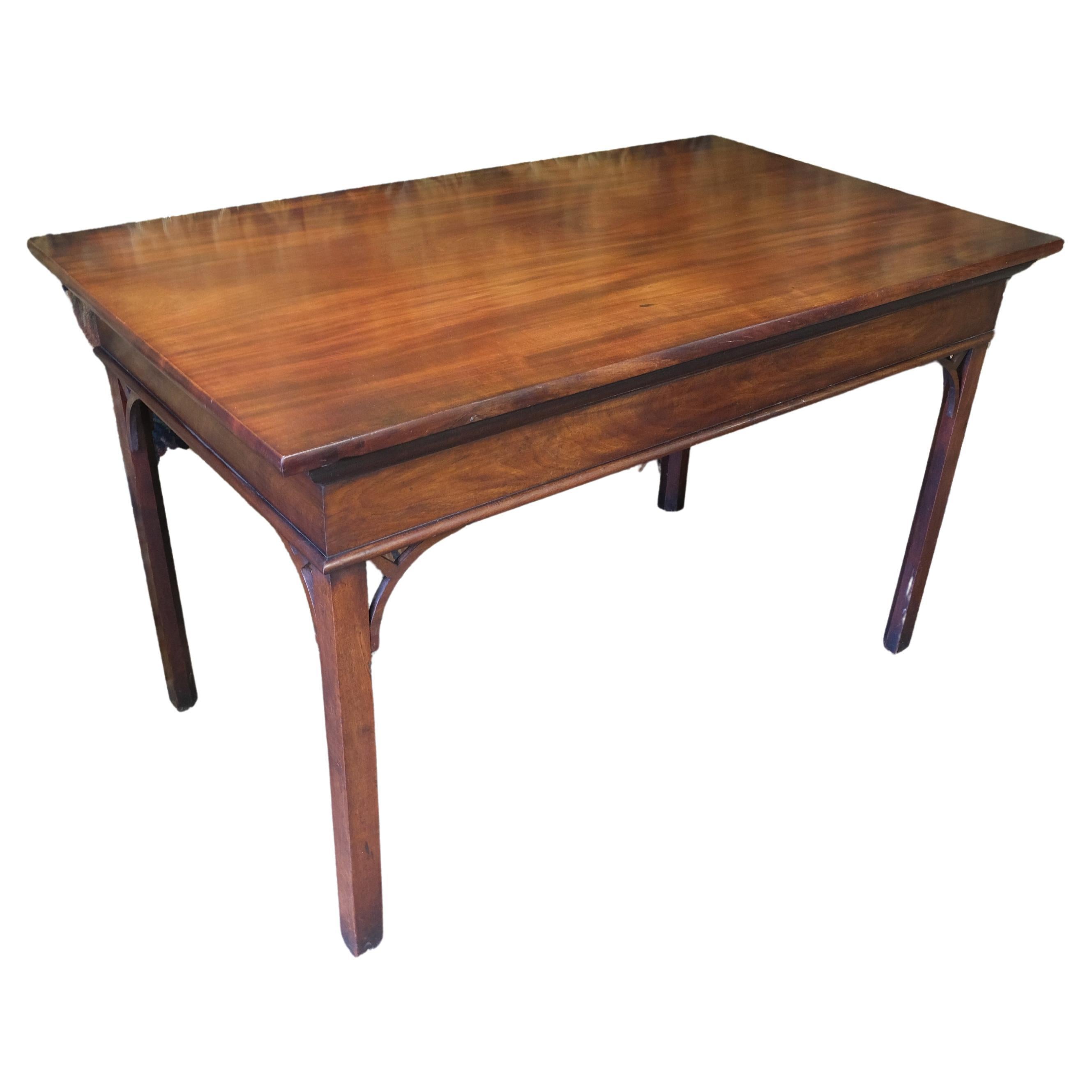 Chippendale period mahogany centre table