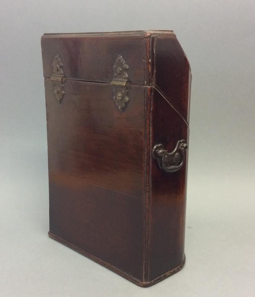 18th Century Chippendale Period Mahogany Knife Box