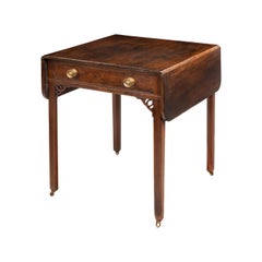 Chippendale Period Mahogany Pembroke Table