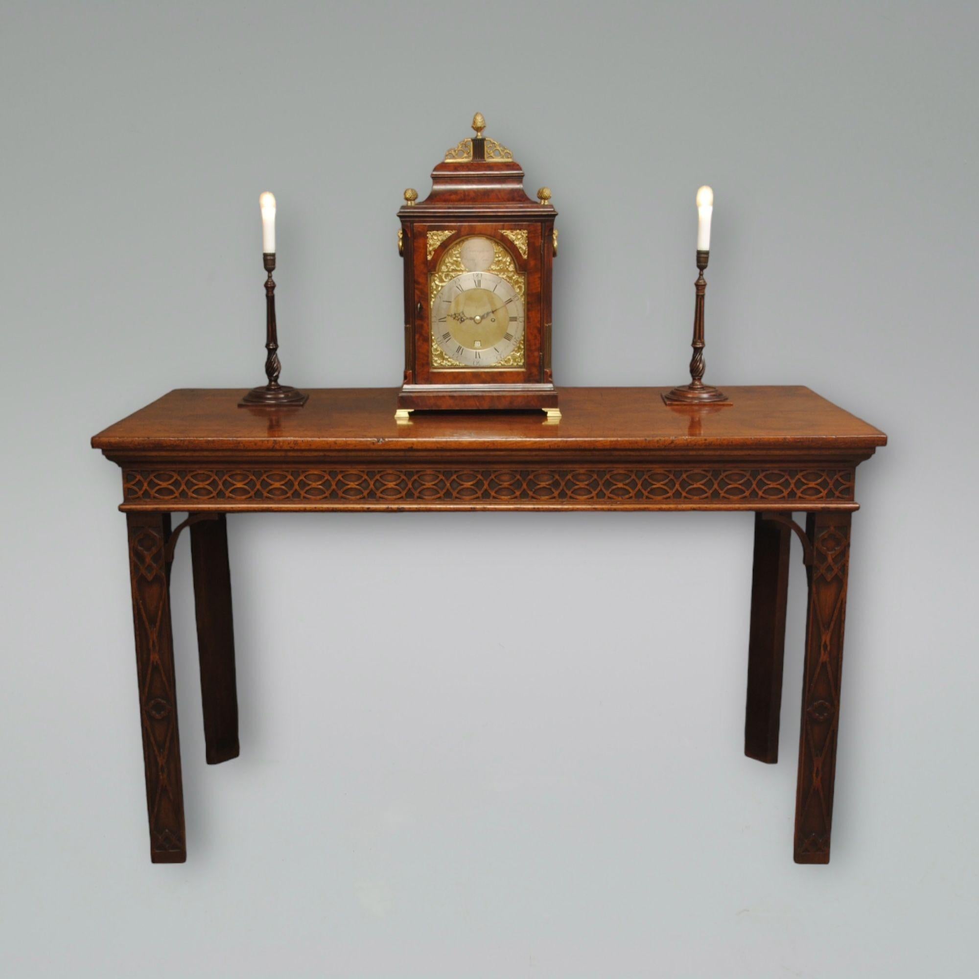 Chippendale Period Mahogany Serving Table In Good Condition For Sale In Lincolnshire, GB