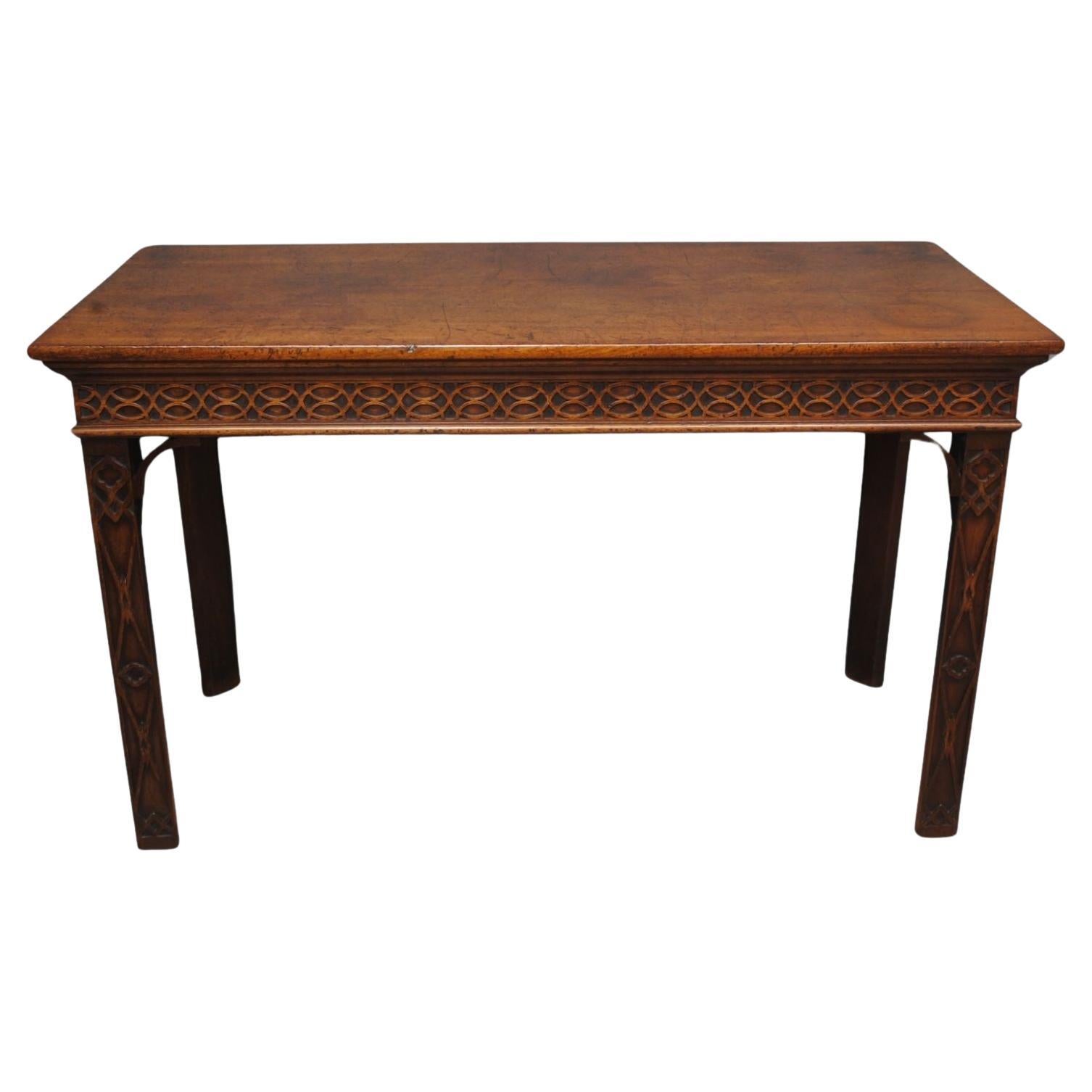 Chippendale Period Mahogany Serving Table For Sale