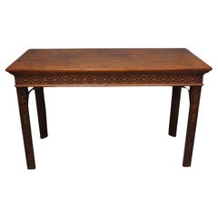 Used Chippendale Period Mahogany Serving Table