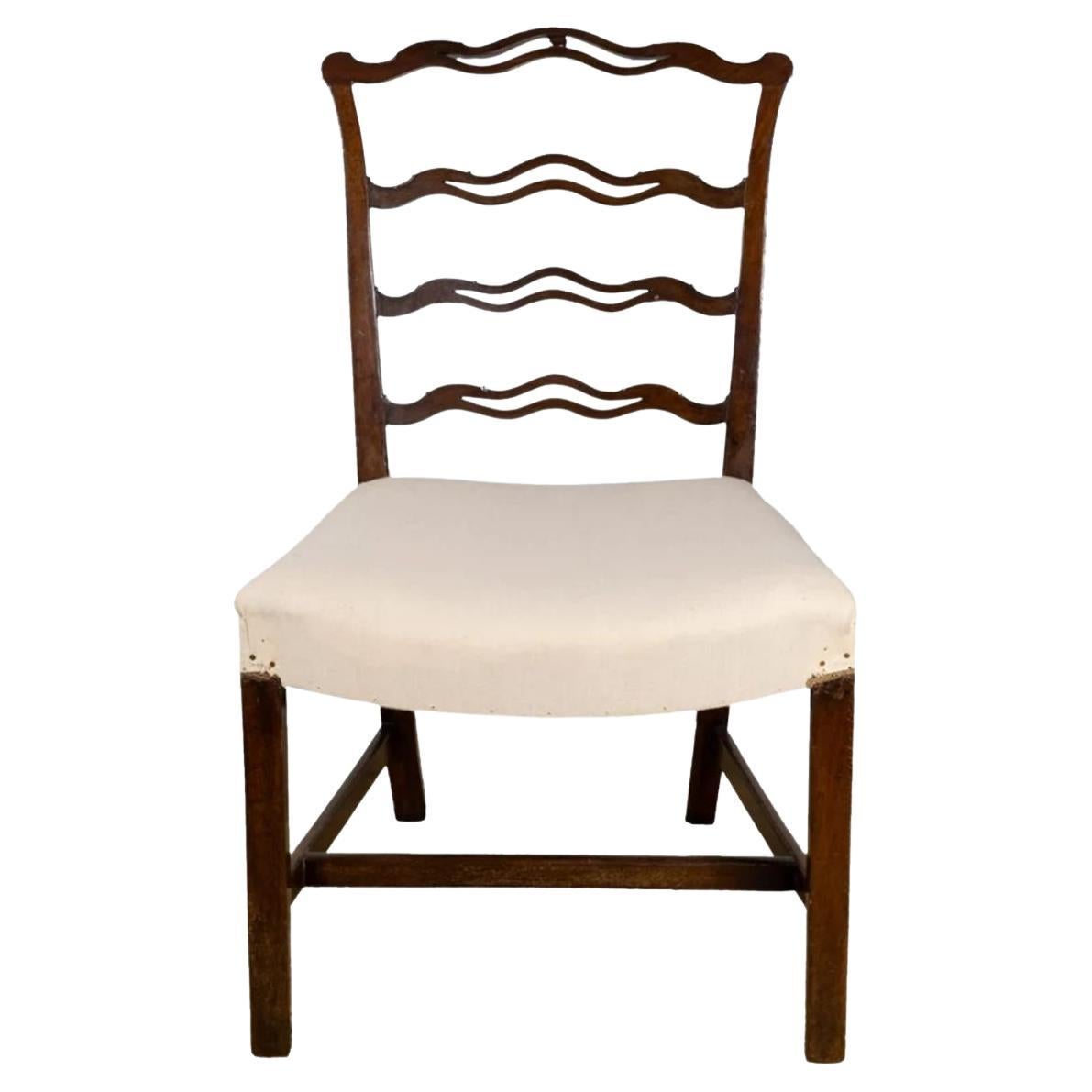 Chippendale Period Ribbon Back Side Chair, circa 1780