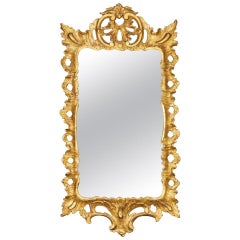 Chippendale Period Rococo Giltwood Mirror