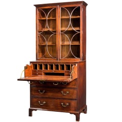 Bibliothèque secrétaire d'époque Chippendale