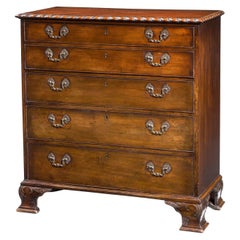 Chippendale Period Secretaire Chest