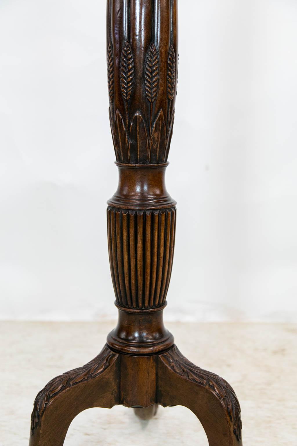 Mid-19th Century Chippendale Pie Crust Plant Stand