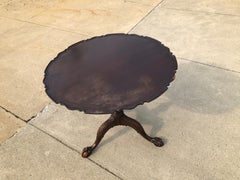 Chippendale Pie Crust Tilt-Top Table