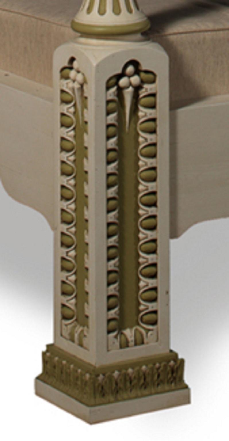 Mogano Letto Chippendale Plume in vendita