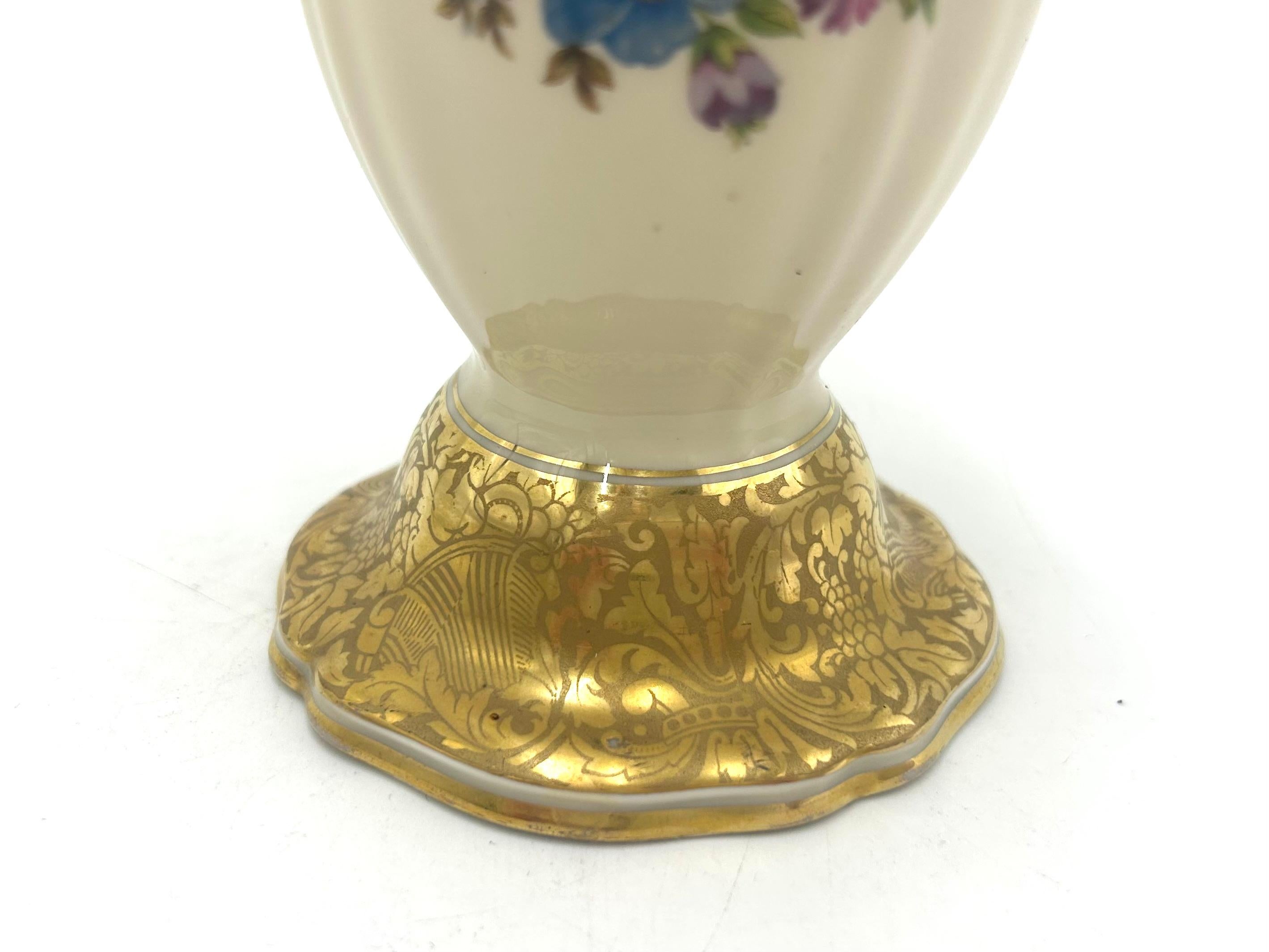 Chippendale Porcelain Vase, Rosenthal, Germany, 1942 In Good Condition In Chorzów, PL