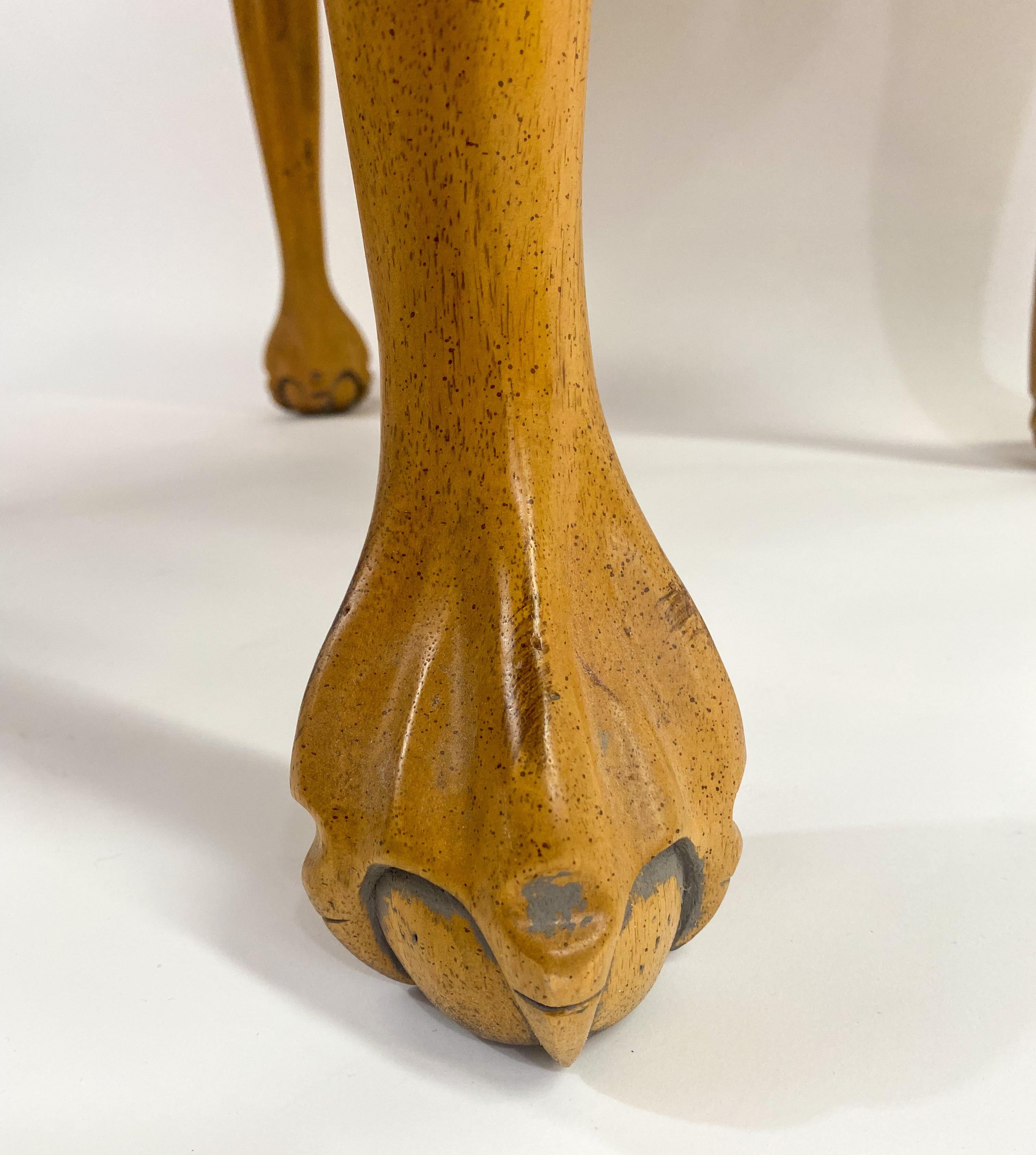 Chippendale Queen Ann Style Carved Wood  Coffee or Cocktail Table For Sale 3