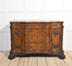 Chippendale Revival carved mahogany sideboard