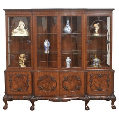 Chippendale Revival Display Cabinet