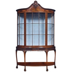 Chippendale Revival Mahogany Display Cabinet