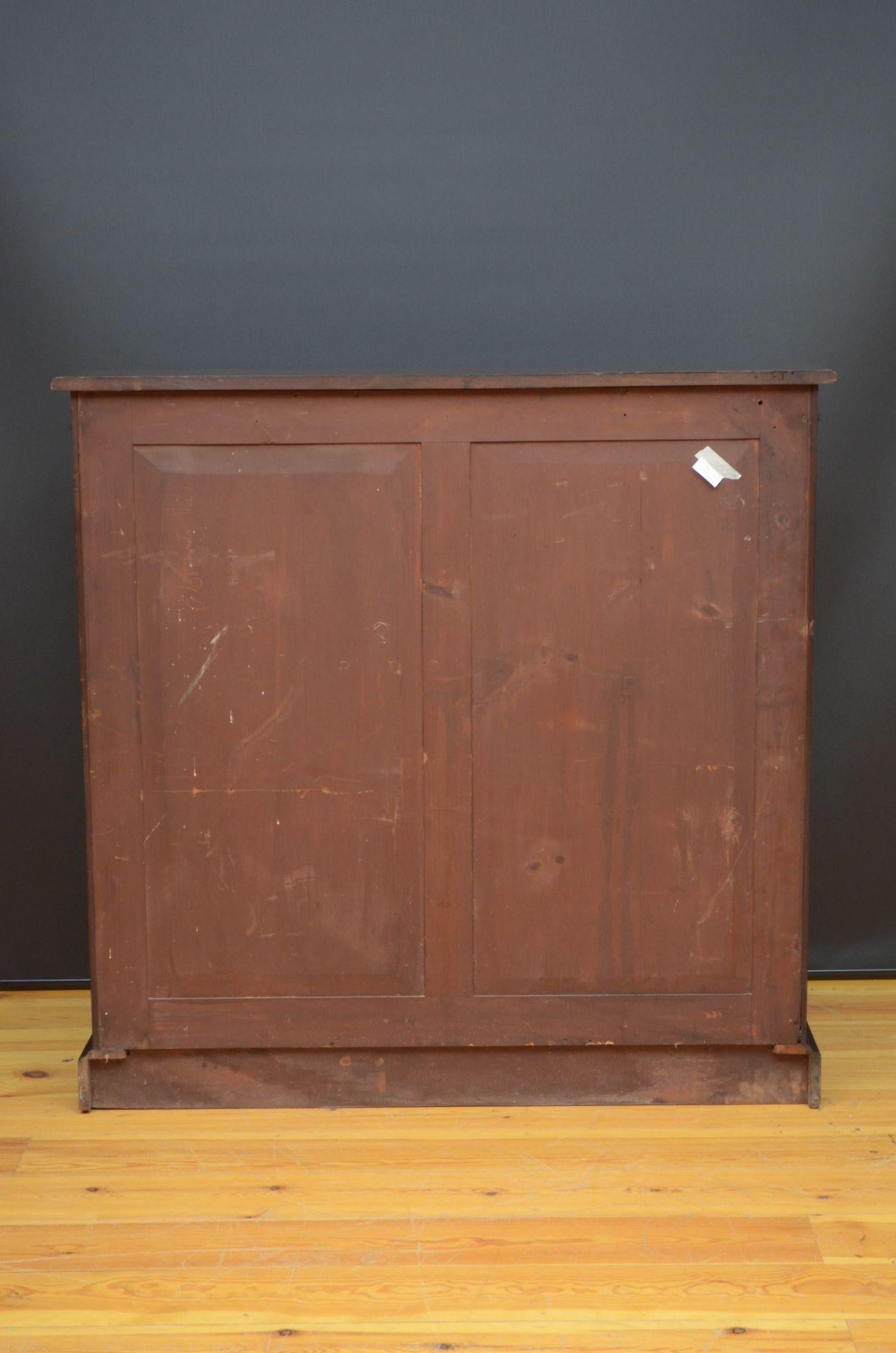 Chippendale Revival Mahogany Open Bookcase For Sale 11