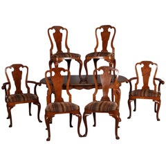 Chippendale School Mahogany Dining Set, Schmeig & Kotzian, NY, 20th Century