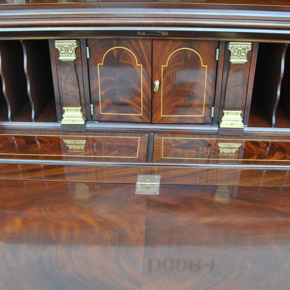 Walnut Chippendale Secretary Desk by Century Furniture for British National Trust
