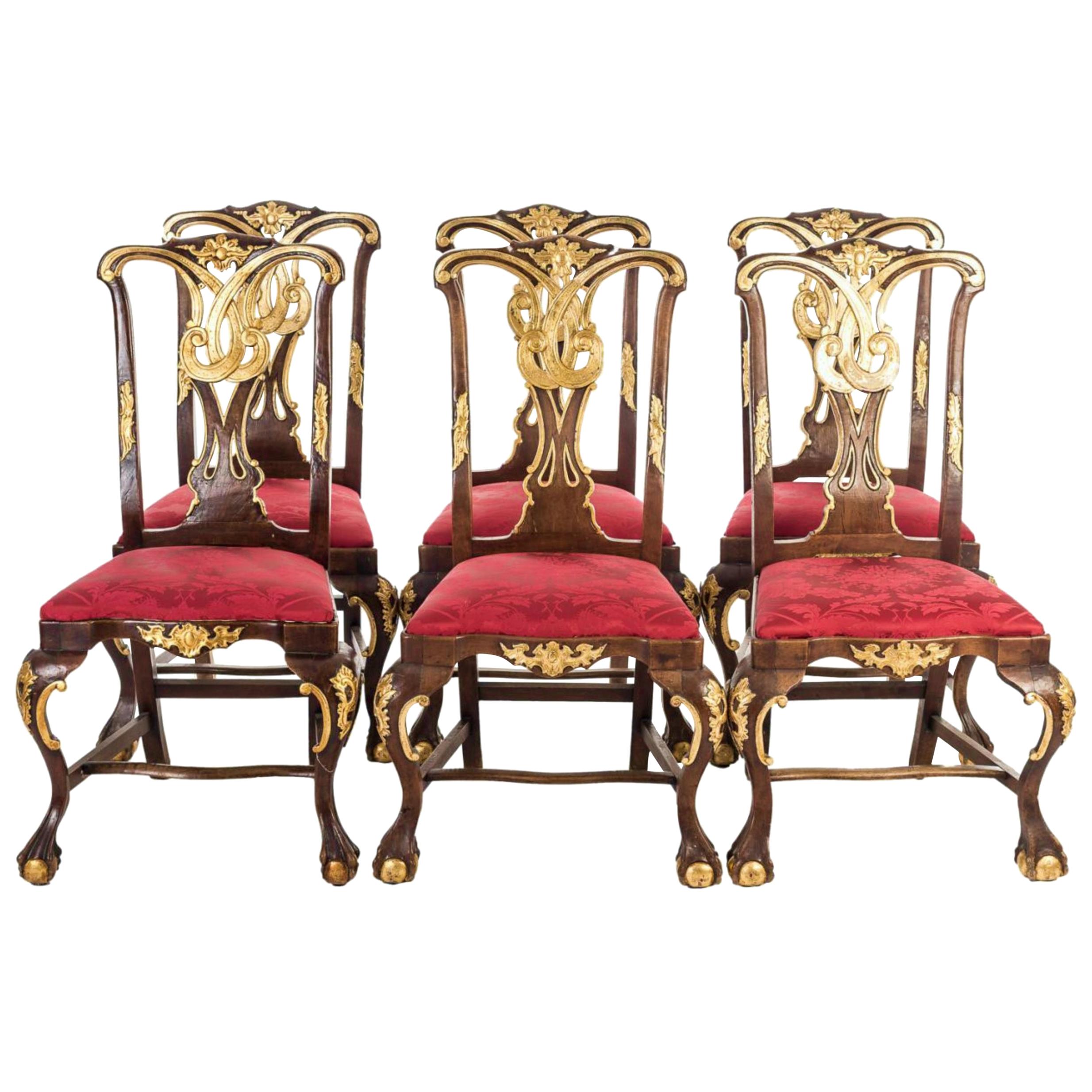 Chippendale Set, Sofa /2 Armchairs / 8 Chairs, 18th Century