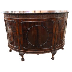 Armoire d'appoint Chippendale en acajou 1880