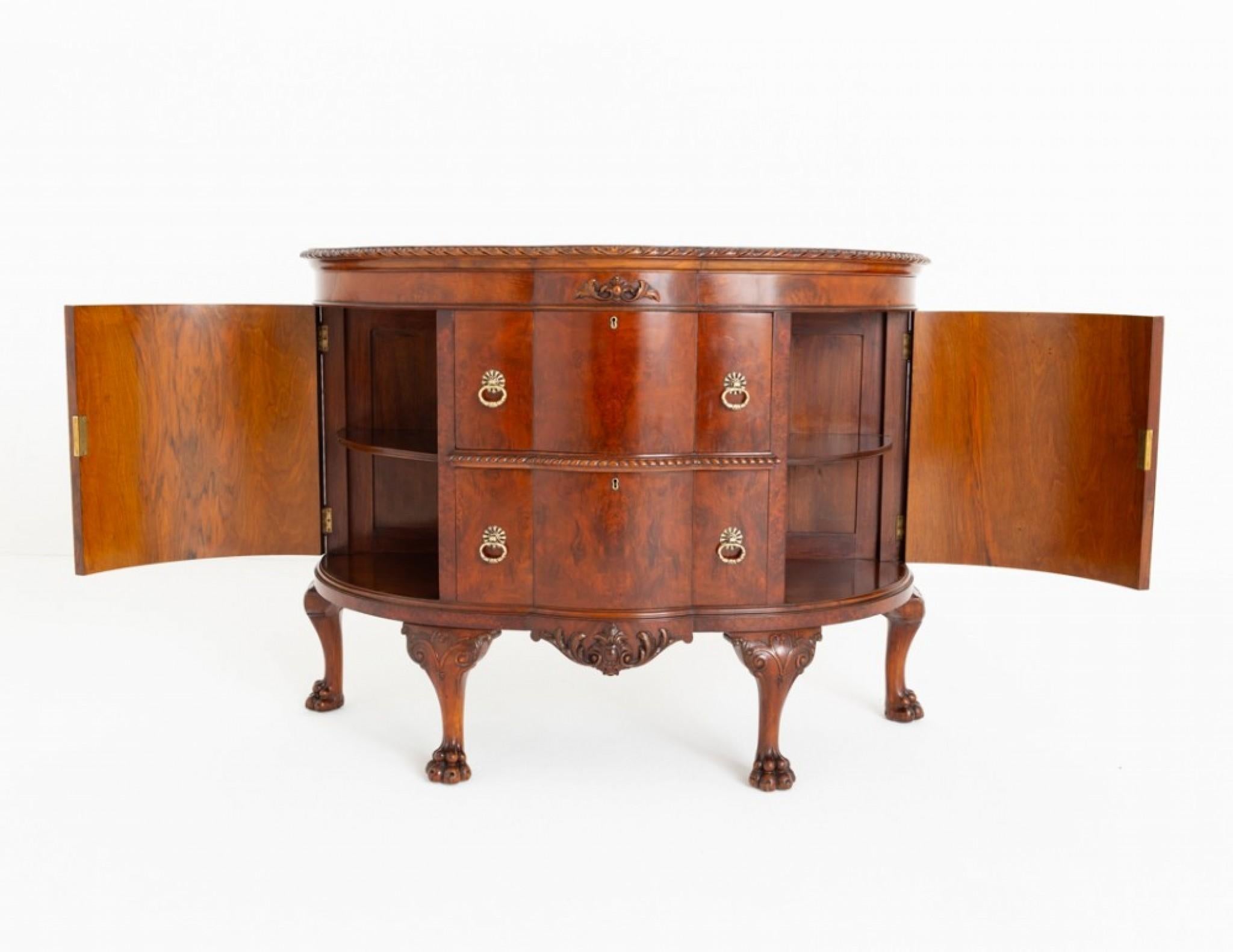 Mobile laterale Chippendale Cassapanca in mogano 1900 in vendita 2