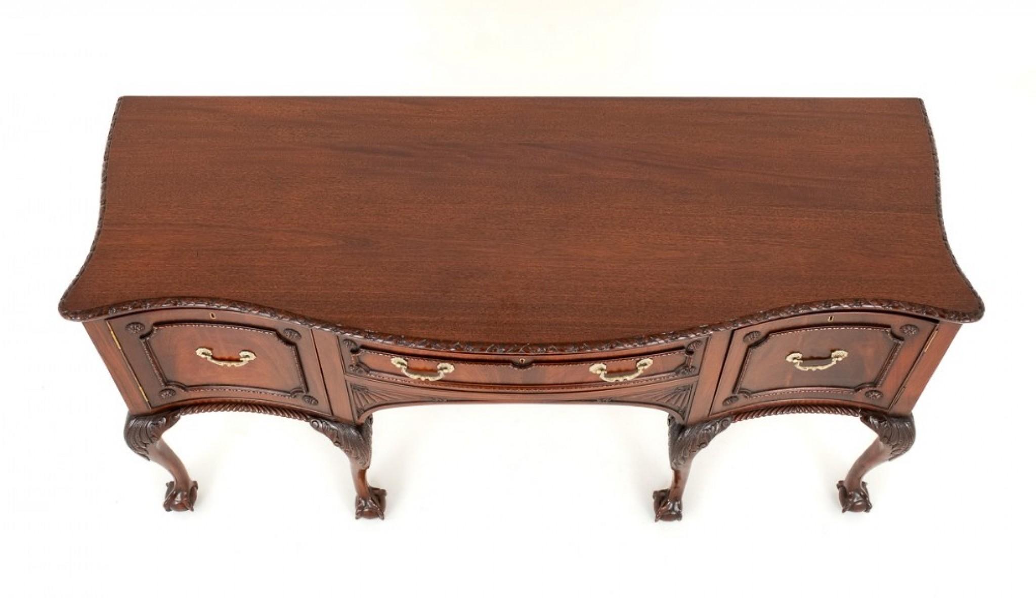 Chippendale Sideboard Mahogany Buffet Ball and Claw 1