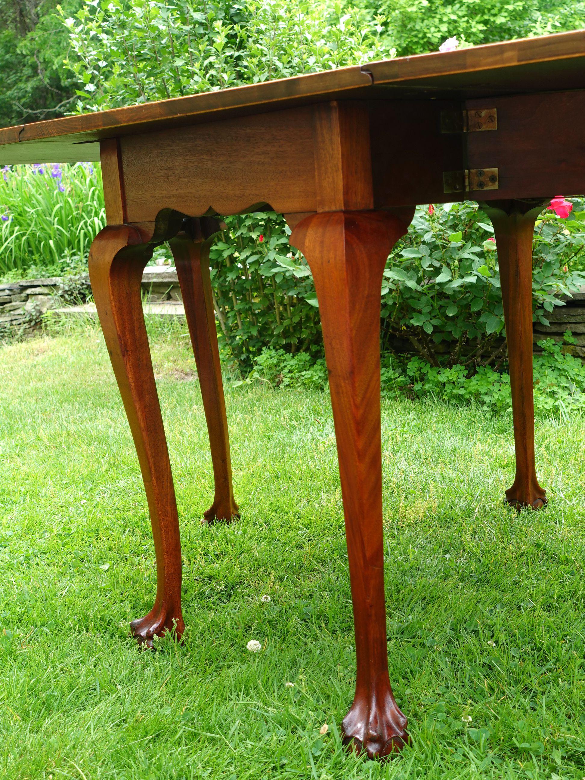 dining table with ball legs