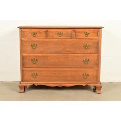 Chippendale Solid Maple Dresser or Chest of Drawers by Kling, Circa 1960s