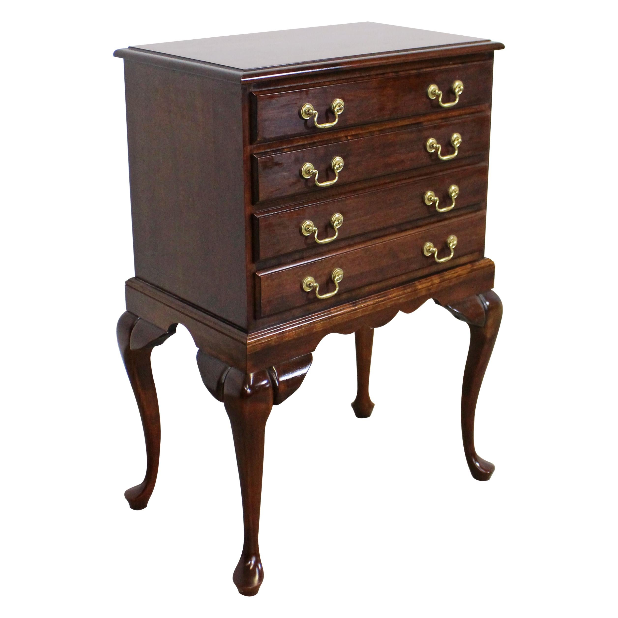 Chippendale Statton Attributed Old Town Cherry Silver Chest