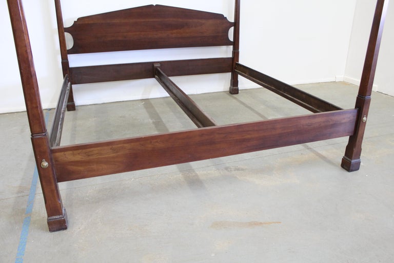 Chippendale Statton Old Towne Cherry 4Poster King Size Bed Frame at