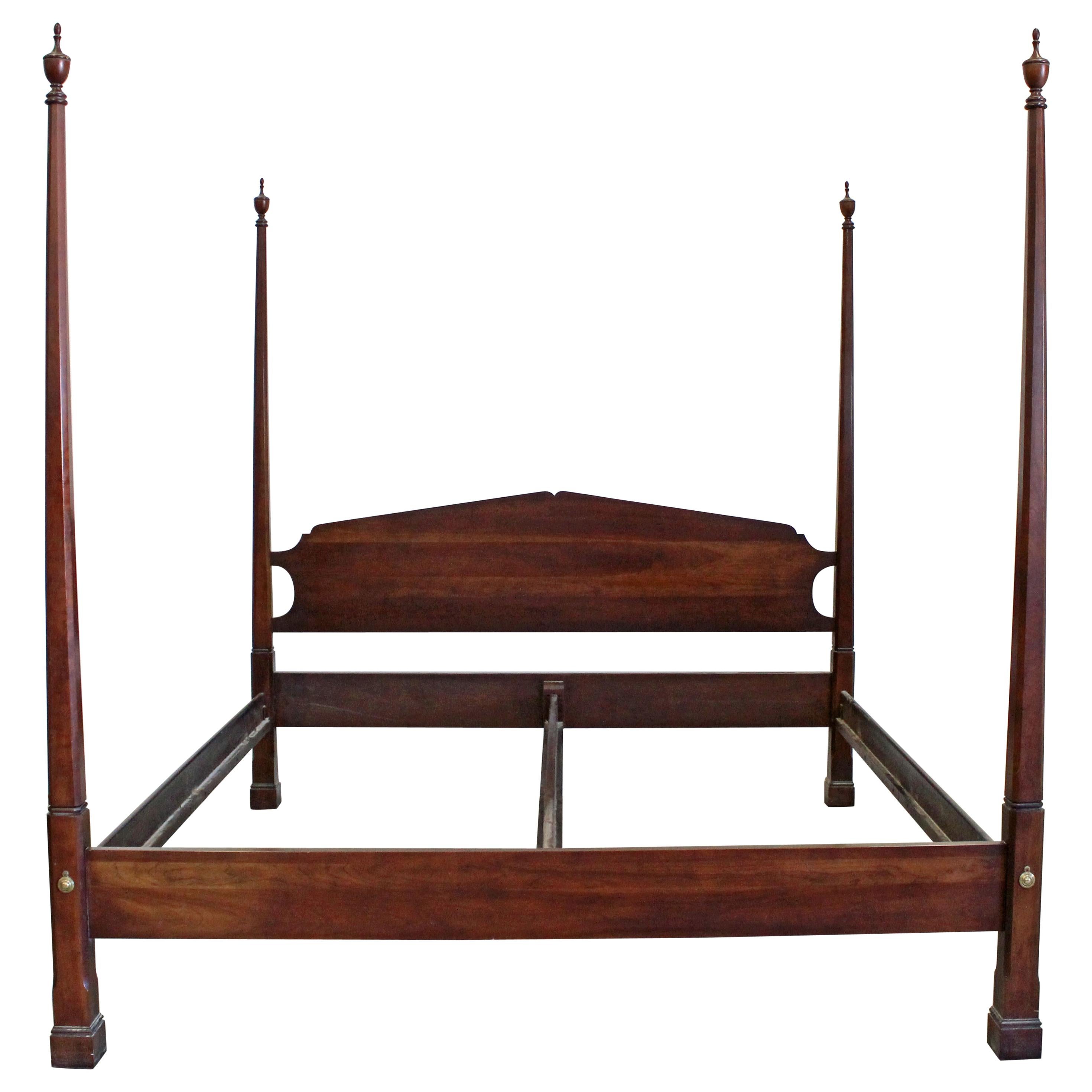 Chippendale Statton Old Towne Cherry 4-Poster King Size Bed Frame