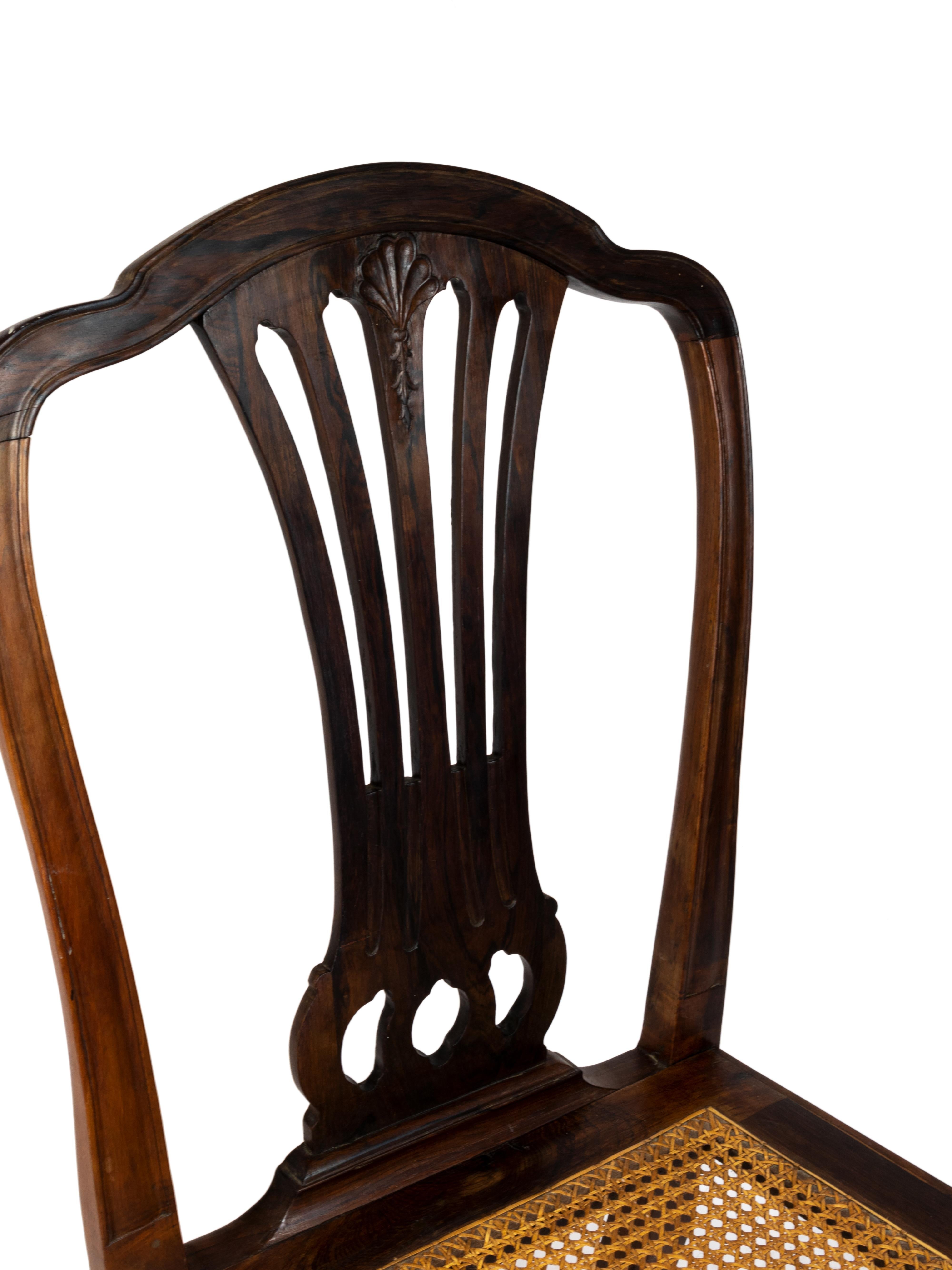Chippendale Style Amphora Chair, 19th Century For Sale 3