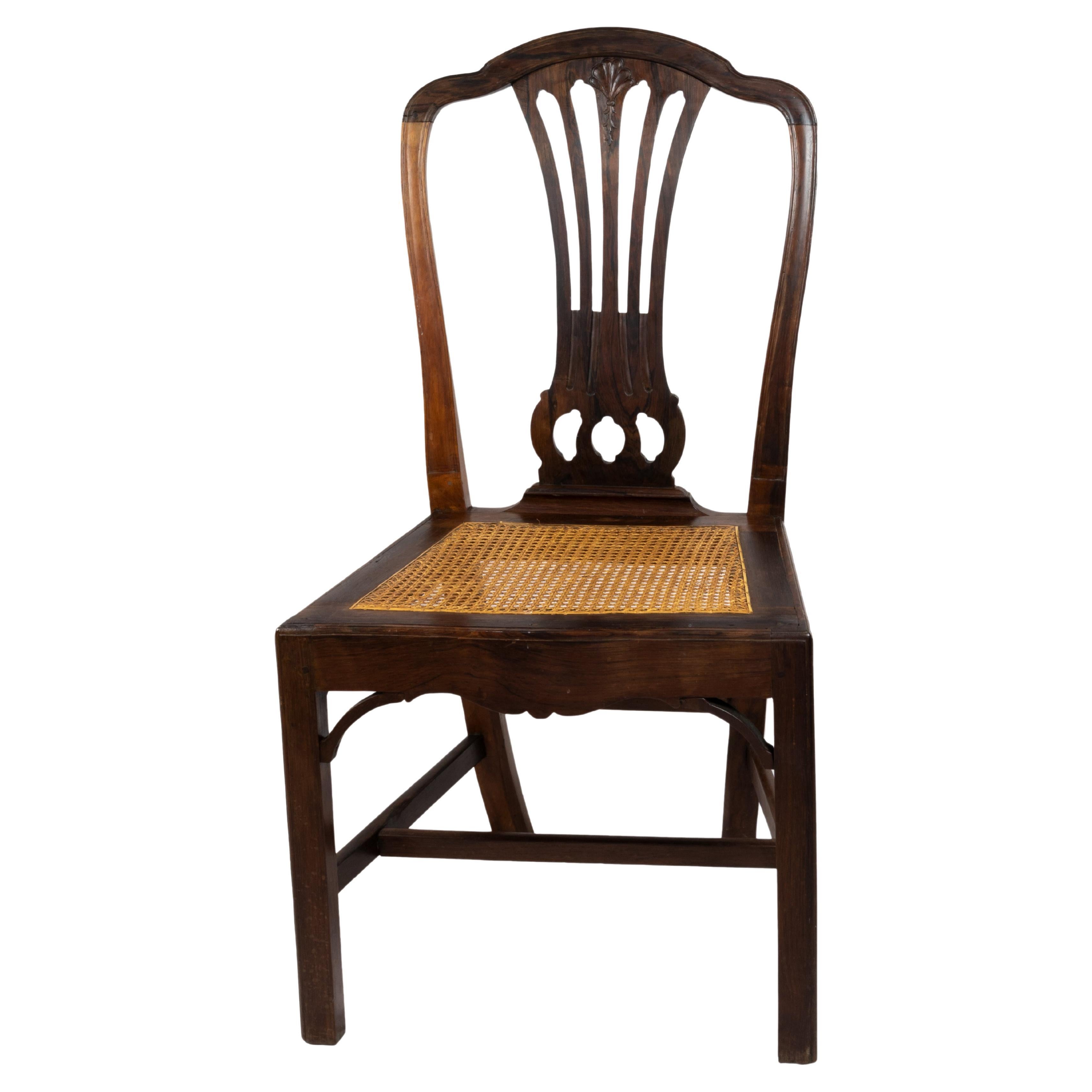 Chippendale Style Amphora Chair, 19th Century For Sale