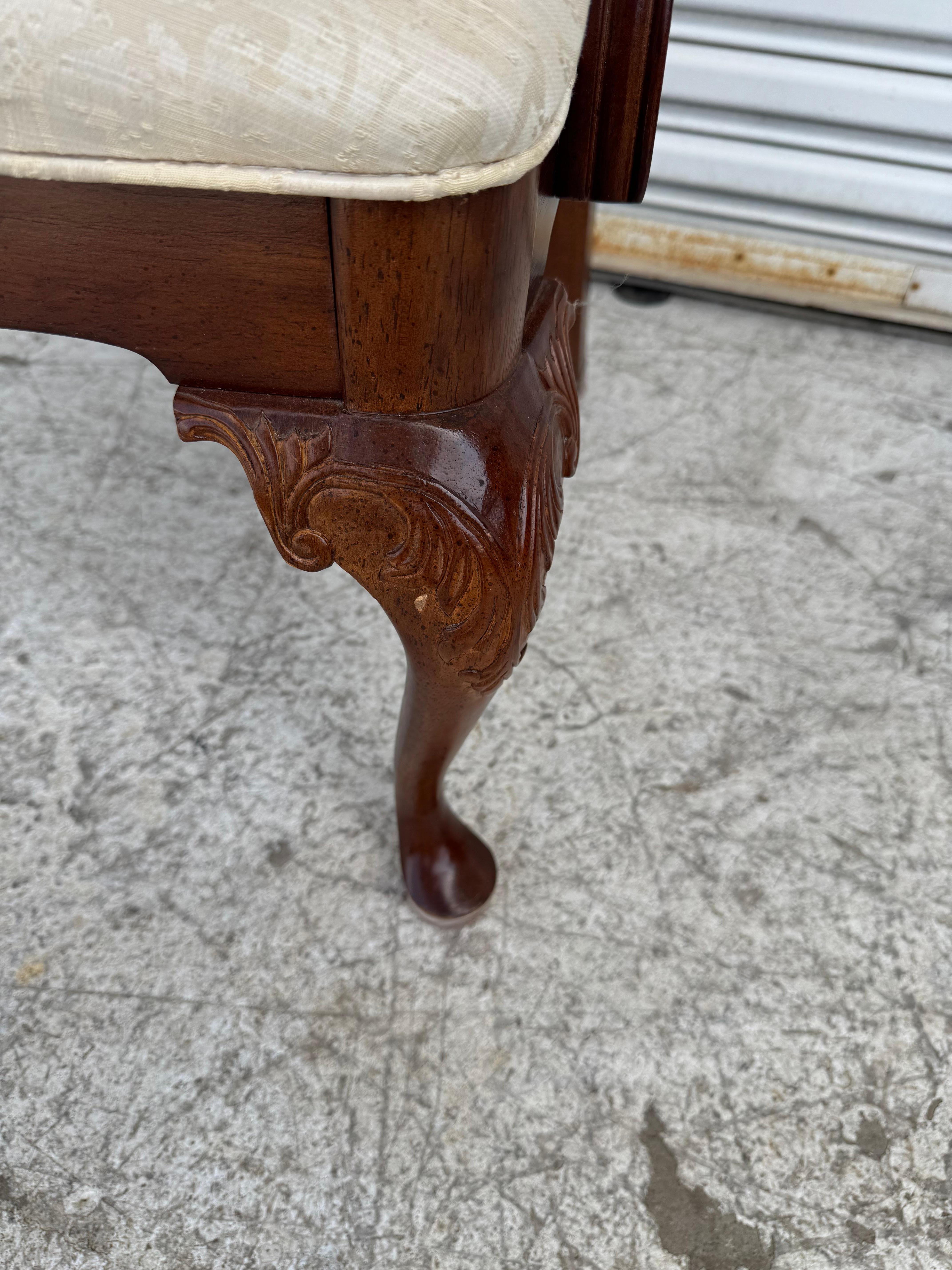 20th Century Chippendale Style Arm Chair For Sale