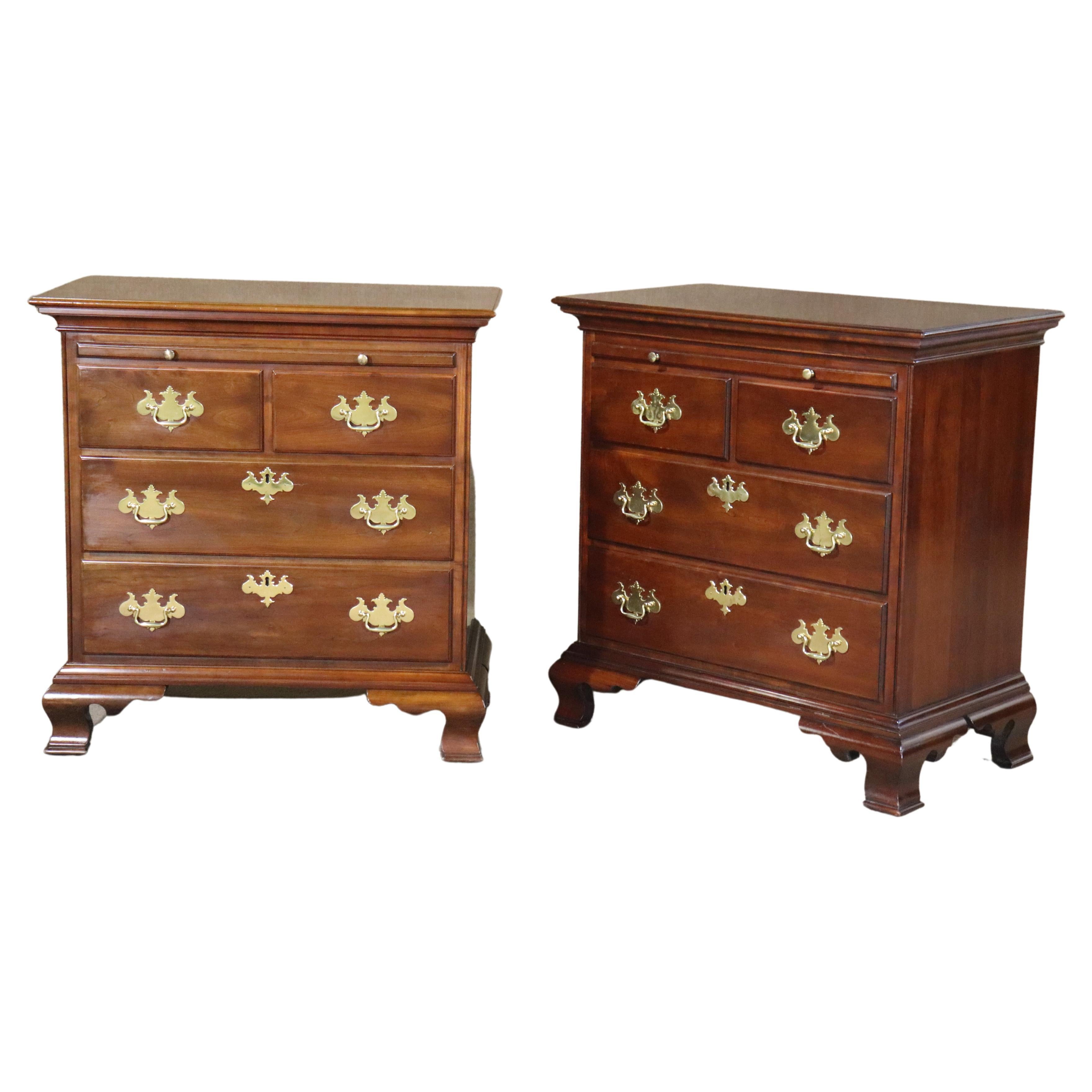 Chippendale Style Bedside Chests For Sale