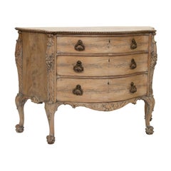 Chippendale Style Bleached Commode