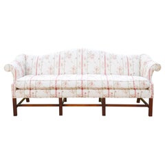 Chippendale Style Camel Back Sofa by Baker Furniture