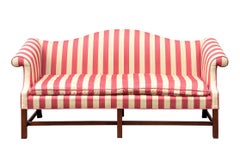 Chippendale Style Camel Back Sofa