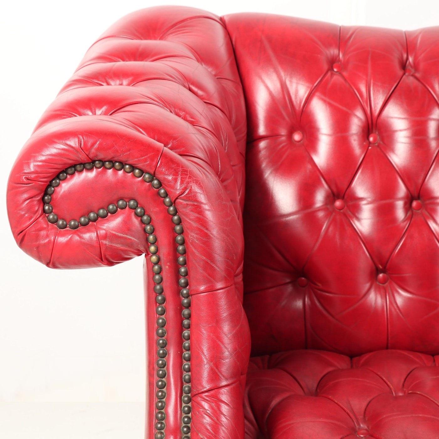 Chippendale-Stil Chesterfield-Sofa im Zustand „Gut“ im Angebot in Dallas, TX