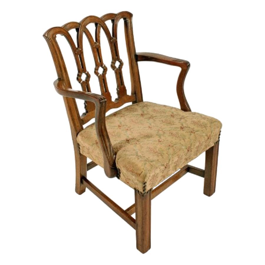 Chippendale Style Child's Arm Chair, 19th Century For Sale