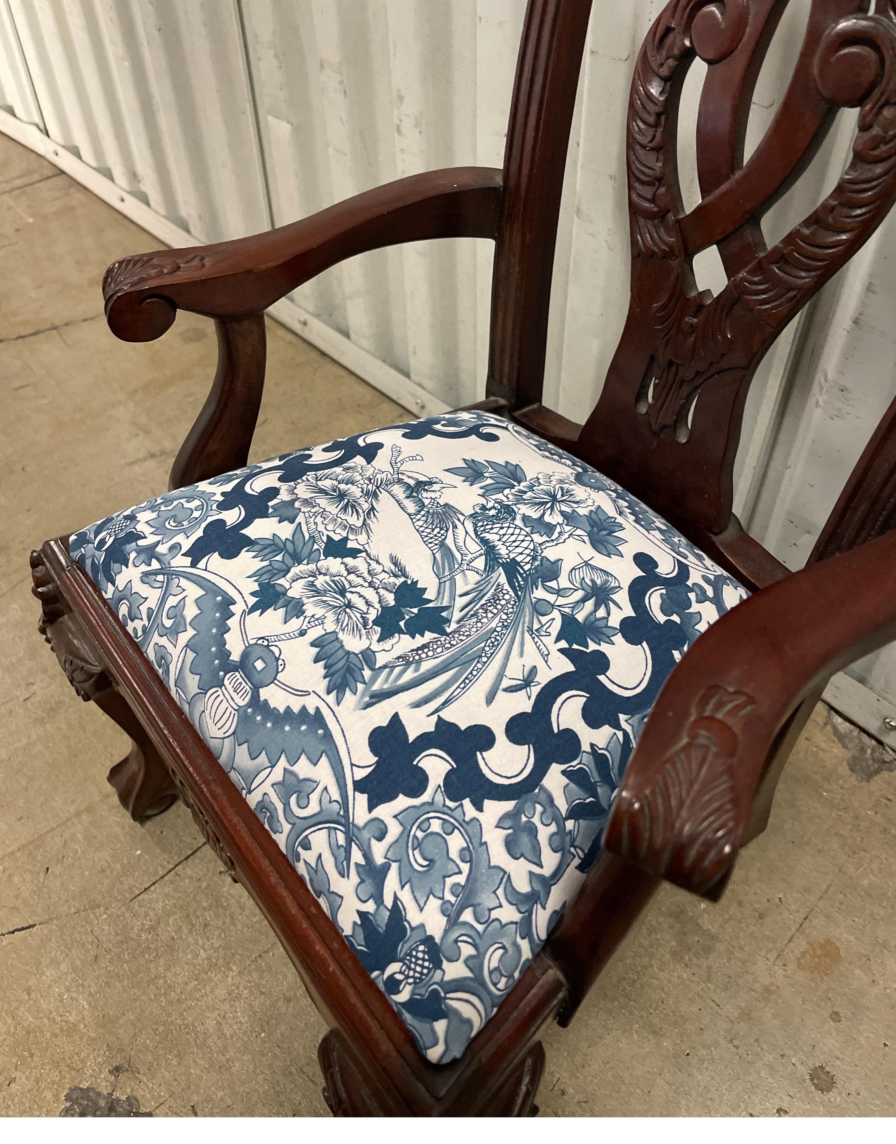 Mahogany Chippendale Style Child's Chair For Sale