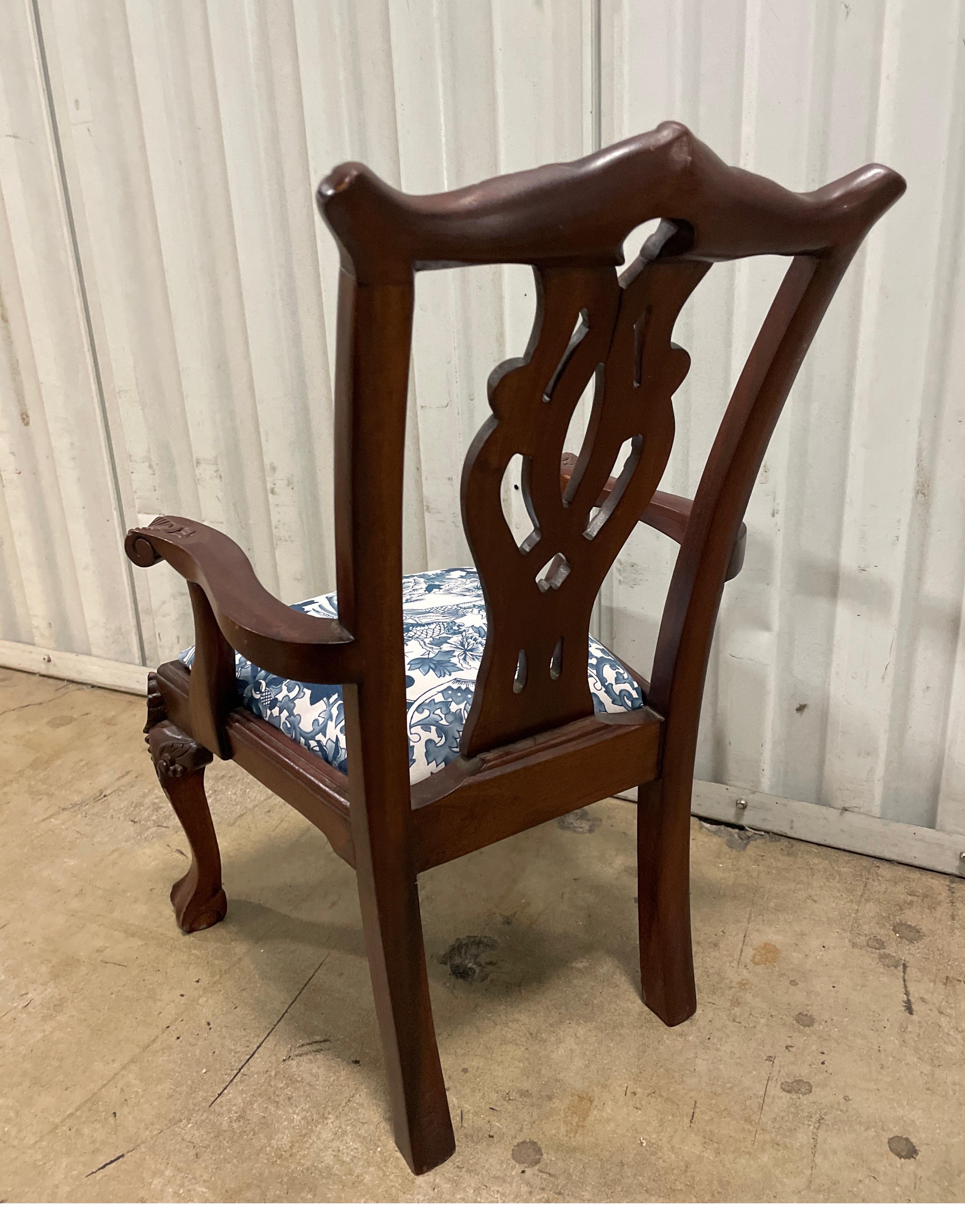 Chippendale Style Child's Chair For Sale 2