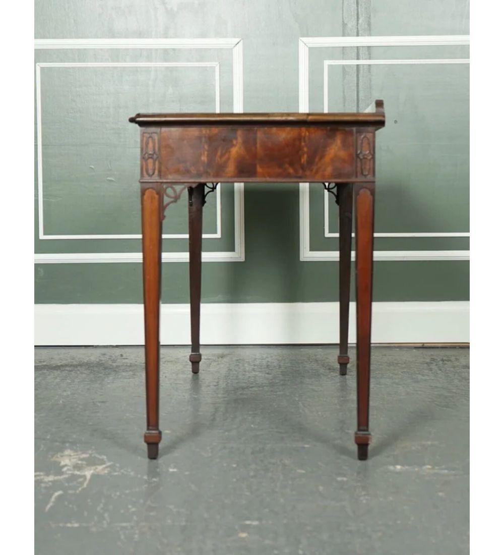 Chippendale Style Console Hallway Table with Original Handles For Sale 3