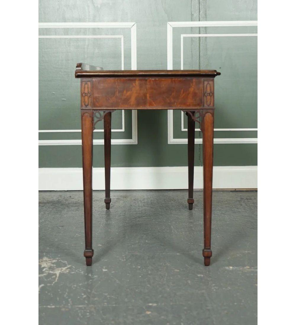 Chippendale Style Console Hallway Table with Original Handles For Sale 4