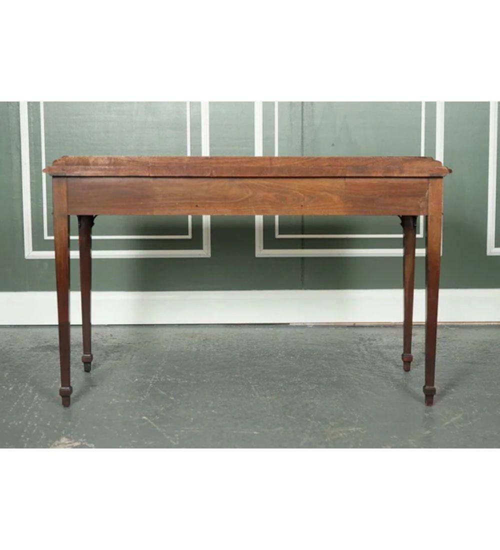 Chippendale Style Console Hallway Table with Original Handles For Sale 5